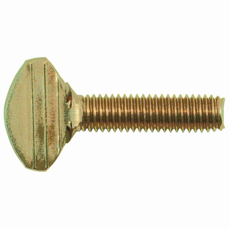 Midwest Fastener Thumb Screw, M1.25 Thread Size, Stainless Steel, 30 mm Lg, 4 PK 34456